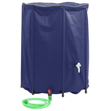 Foldable 750L PVC Water Tank with Tap - Durable & Convenient