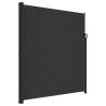 Retractable Side Awning Black 220x600 cm - Privacy & Protection