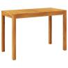 Garden Dining Table - Solid Acacia Wood - 110x55x75 cm