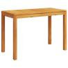 Garden Dining Table - Solid Acacia Wood - 110x55x75 cm