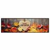 Washable Autumn Kitchen Rug 45x150 cm Plush Velvet | HipoMarket