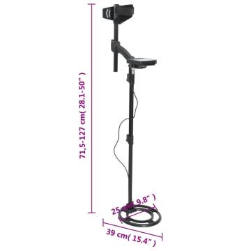 Auto Tune Metal Detector | 18 cm Depth & Pinpoint Function