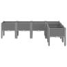 Garden Planter with Legs Light Grey - Durable & Stylish