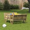 Kids Picnic Table - 88x122 cm Impregnated Wood - Safe & Fun