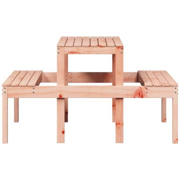 Solid Wood Picnic Table 110x134x75 cm | Hipomarket UK