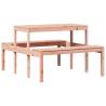 Solid Wood Picnic Table 110x134x75 cm | Hipomarket UK