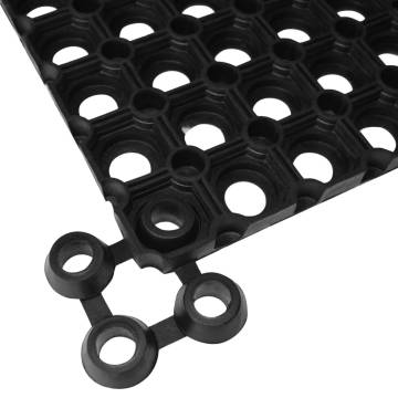 Durable Rubber Mat 22mm - 80x120cm | Hipomarket UK