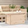 Garden Table 100x50x75 cm Solid Wood Pine Colour natural pine Quantity in Package 1 Model table 