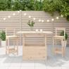 Solid Wood Pine Garden Table - 100x50x75 cm | HipoMarket