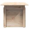 Solid Wood Pine Garden Table - 100x50x75 cm | HipoMarket