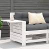 Garden Armrest Sofa with Cushion White Solid Wood Pine Colour white Quantity in Package 1 Model sofa with table 