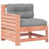 Garden Armrest Sofa with Cushion - Solid Wood Comfort