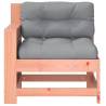 Garden Armrest Sofa with Cushion - Solid Wood Comfort