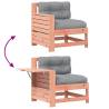 Garden Armrest Sofa with Cushion - Solid Wood Comfort