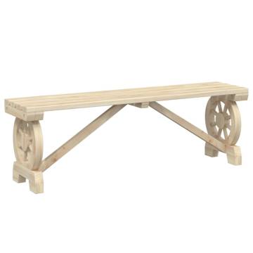 Garden Benches 2 pcs Solid Wood Fir - Durable & Stylish