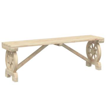 Garden Benches 2 pcs Solid Wood Fir - Durable & Stylish