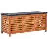 Garden Storage Box 117x50x55 cm Solid Eucalyptus Wood Size 117 x 55 x 50 cm 