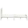 White Solid Wood Pine Bed Frame 140x190 cm - Hipomarket