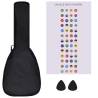 Soprano Ukulele Set with Bag for Kids - 21" Light Wood