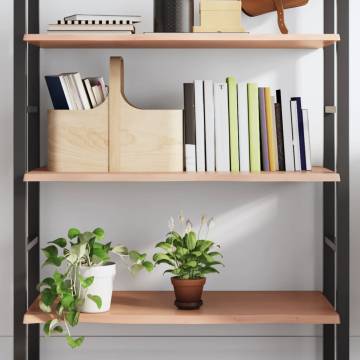 Light Brown Oak Wall Shelf - 80x40 cm | Hipo Market