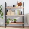 Light Brown Oak Wall Shelf - 80x40 cm | Hipo Market