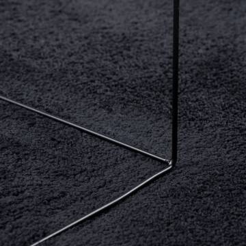 Rug OVIEDO Short Pile Black 200x280 cm | Hipomarket UK