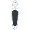 Inflatable Blue & White Stand Up Paddle Board Set - SUP Surfboard