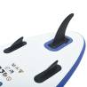 Inflatable Blue & White Stand Up Paddle Board Set - SUP Surfboard