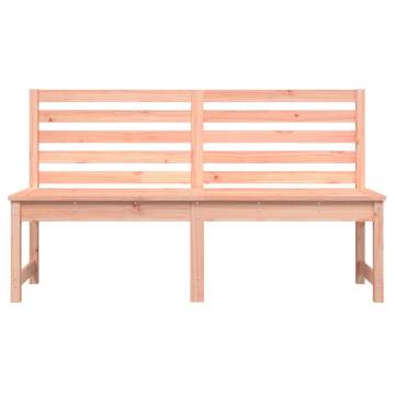 Garden Bench 157.5 cm Solid Wood Douglas - Outdoor Seating