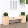 Planter Bench 184.5x39.5x56.5 cm Solid Wood Pine Colour natural pine Quantity in Package 1 Number of 