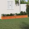 Garden Planters 2 pcs Wax Brown Solid Wood Pine | HipoMarket