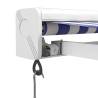 Retractable Awning Blue & White 4x3m - Durable & Stylish