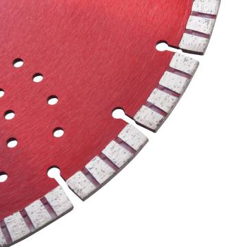 Diamond Cutting Disc 350mm - Turbo & Holes for Superior Cuts