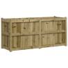 Garden Planter 150x50x70 cm | Durable Impregnated Pine Wood