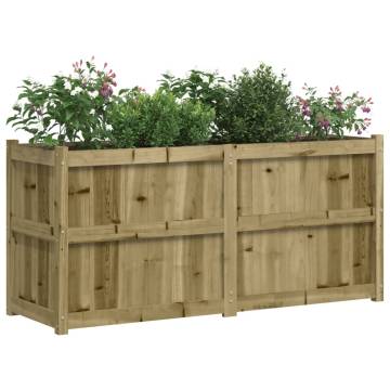 Garden Planter 150x50x70 cm | Durable Impregnated Pine Wood