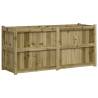 Garden Planter 150x50x70 cm | Durable Impregnated Pine Wood