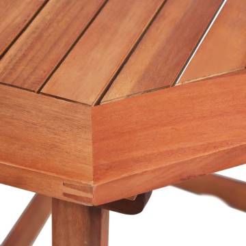 Stylish Bistro Table 90x50 cm | Solid Acacia Wood & Foldable