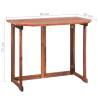 Stylish Bistro Table 90x50 cm | Solid Acacia Wood & Foldable