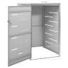 Single Wheelie Bin Shed - Sturdy & Stylish Stainless Steel