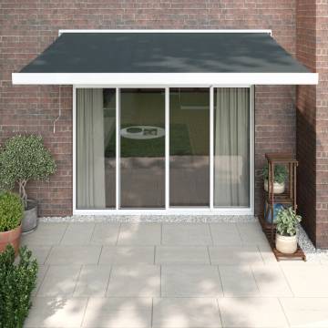 Retractable Awning Anthracite 3.5x2.5m - Durable & Stylish