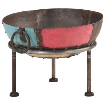 Colourful Rustic Fire Pit Ø 40 cm Iron | Hipomarket