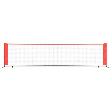 Tennis Net Black & Red | Durable Polyester 400x100 cm