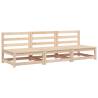 Garden Sofas Armless 3 pcs - Solid Wood Pine Furniture