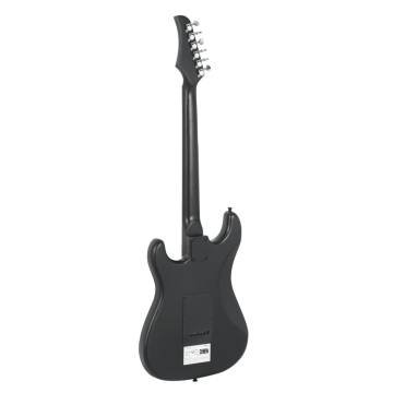 Beginner Electric Guitar with Bag - Black 4/4 39"