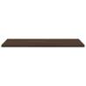 Brown Oak Wall Shelves - 4 pcs | Durable & Stylish Storage