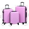 Pink Hardcase Trolley Set - 3 Pieces | Durable ABS Luggage