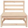 Garden Sofas Armless 2 pcs - Solid Pine Wood | Hipomarket UK