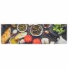 Plush Washable Kitchen Rug - Wine & Dinner - 45x150 cm