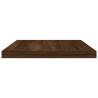 Wall Shelves (4 pcs) - Brown Oak Engineered Wood | HipoMarket