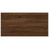 Wall Shelves (4 pcs) - Brown Oak Engineered Wood | HipoMarket